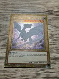 Yugioh! LP Blue-Eyes White Dragon - MVP1-ENGV4 - Gold Secret Rare - Limited Edit - Image 3