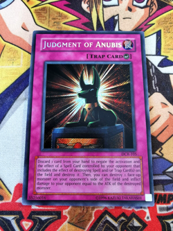 Judgment of Anubis dcr-105 Unltd Ed (HP) Secret Rare Yu-Gi-Oh! - Image 1