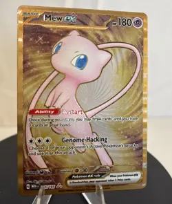 Mew ex 151 Gold Metal Promo Pokemon TCG 205/165 Ultra Rare Scarlet & Violet - Image 2