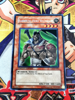 Elemental Hero Wildheart gse-en001 Ltd Ed (NM/LP) Secret Rare Yu-Gi-Oh! - Image 1