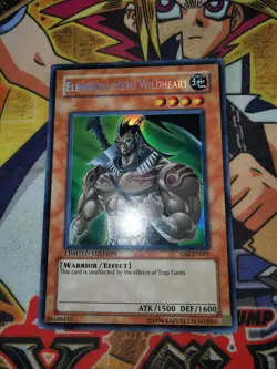 Elemental Hero Wildheart gse-en001 Ltd Ed (NM/LP) Secret Rare Yu-Gi-Oh! - Image 2