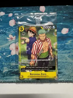 2026 One Piece Roronoa Zoro OP10-113 Set Sail Event Promo SEALED - Image 1