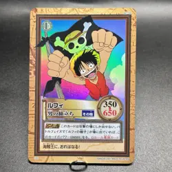 Luffy 2001 C69 One Piece Carddass Hyper Battle Holo Japanese Vintage Bandai - Image 3