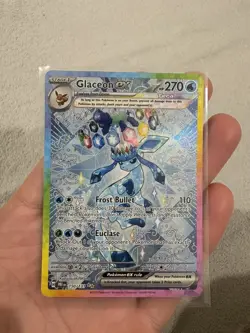Glaceon ex 150/131 Pokemon Prismatic Evolutions Special Illustration Rare NM-M - Image 1