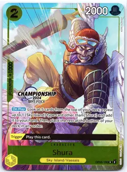 Shura (CS 2024 Celebration Pack) OP05-106 One Piece Promotion Cards - Image 1