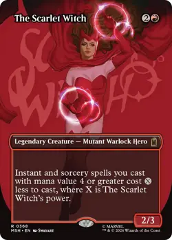 The Scarlet Witch (Borderless) [Marvel Super Heroes] Foil Near Mint - Image 1