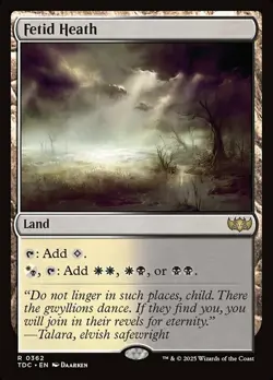 Fetid Heath ~ Near Mint Commander: Tarkir: Dragonstorm MTG Magic UltimateMTG Lan - Image 1