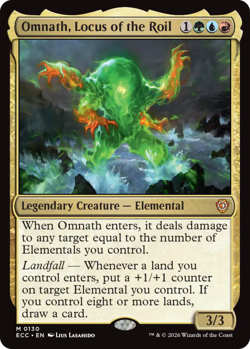 Omnath, Locus of the Roil ~ Near Mint Commander: Lorwyn Eclipsed MTG Magic Ultim - Image 1