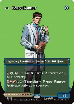 Bruce Banner (Borderless) (0359) [Marvel Super Heroes] Foil Near Mint - Image 1