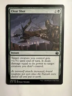 MTG Clear Shot Innistrad: Midnight Hunt 176/277 Magic The Gathering Card NM - Image 1