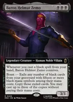 MTG BARON HELMUT ZEMO 405 FOIL EXC - BARONE HELMUT ZEMO - MSH X EN - MAGIC - Image 1