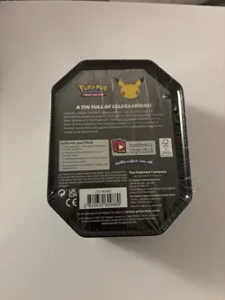 Pokemon TCG Trading Card Game Celebrations Dark Sylveon V Tin 25th Anniversary - Image 3
