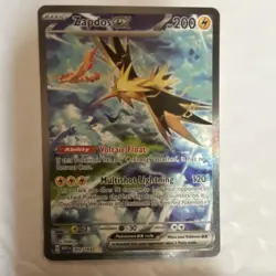 Zapdos ex 202/165 Sv Scarlet & Violet 151 Holo Special Illustration Rare Eng - Image 1