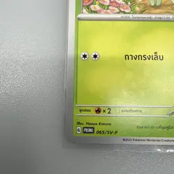 Sprigatito 065/SV-P Thai Pokemon TCG Central Pattana Stamped Promo - Image 5