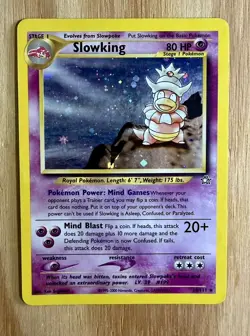 Slowking 14/111 Holo Rare Neo Genesis Unlimited Vintage Pokemon 2000 MP - Image 1