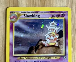 Slowking 14/111 Holo Rare Neo Genesis Unlimited Vintage Pokemon 2000 MP - Image 3
