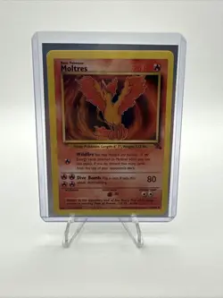 Pokemon Moltres 27/62 Base Set Unlimited Vintage WOTC Rare Non Holo - Image 1