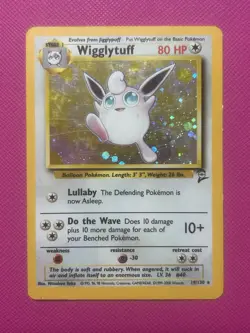 Wigglytuff 19/130 Holo Rare Base Set 2 Pokemon Card Vintage WOTC - Image 1