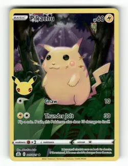 Pikachu - 005/025 - Celebrations - Pokemon - Rare Holo NM - Image 1