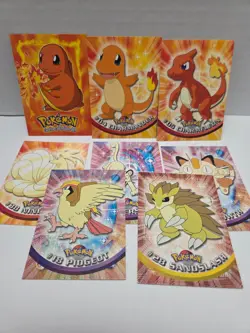 Topps Pokemon Card Lot 8 Cards - Image 1