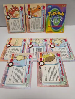 Topps Pokemon Card Lot 8 Cards - Image 2
