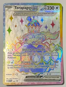 Pokemon TCG Black Star Promo BSP - Terapagos ex - Full Art Holo - SVP 165 - NM - Image 2