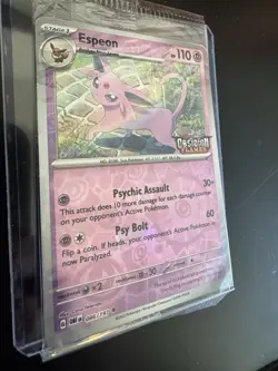Espeon (Best Buy Exclusive) 086/197 Pokemon Obsidian Flames Stamped Sealed Promo - Image 3