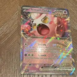 Pokemon TCG Scream Tail ex 094/167 Sv06 Twilight Masquerade Double Rare Holo - Image 3