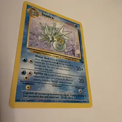 Pokemon Seadra 42/62 Fossil Unlimited Stage 1 60 HP Uncommon Regular WOTC 1999 - Image 3