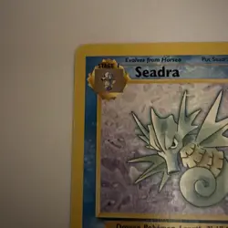 Pokemon Seadra 42/62 Fossil Unlimited Stage 1 60 HP Uncommon Regular WOTC 1999 - Image 4