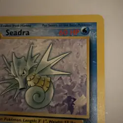 Pokemon Seadra 42/62 Fossil Unlimited Stage 1 60 HP Uncommon Regular WOTC 1999 - Image 5
