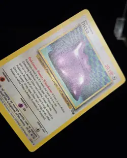Pokemon TCG - DITTO - 18/62 - RARE - UNLIMITED - FOSSIL (1999) - WOTC - MP - Image 3
