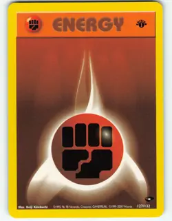 Fighting Energy [1st Edition] #127 - Gym Challenge - Pokemon TCG - Image 1