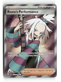 Roxie's Performance 112/086 Ultra Rare Chaos Rising Pokemon Near Mint - Image 1