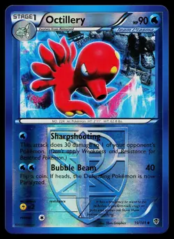 Pokemon Card - Octillery Plasma Blast 19/101 Reverse Holo Uncommon - Image 1