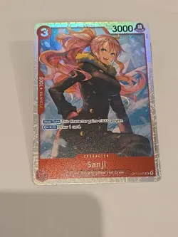 OP10-005 Sanji SR One Piece Card Game Royal Blood TCG English Playset - Image 1