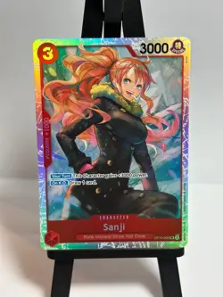 One Piece TCG Sanji OP10-005 SR Alternate Art Royal Blood NM English - Image 1