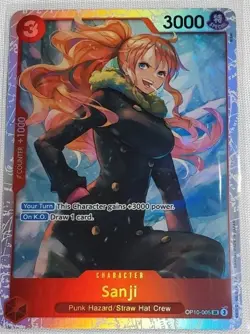 One Piece TCG Royal Blood - Sanji OP10-005 SR English - Image 1