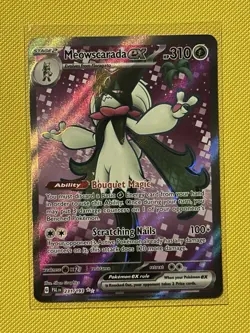 Pokemon TCG Meowscarada EX 231/193 Holo Rare, Near Mint, Paldea Evolved - Image 1