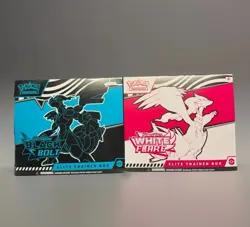 Pokemon Black Bolt and White Flare Elite Trainer Box ETB LOT OF 2 - Image 1