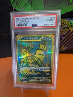 PSA 10 GEM MT Wo-Chien ex 240/091 Paldean Fates Hyper Rare - Pokemon TCG - Image 1