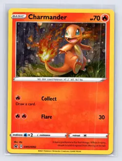 Charmander SWSH092 SWSH Black Star Pokemon NM - Image 2
