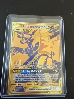 Pokemon Pikachu & Zekrom GX TCG Sun & Moon SM248 Holo Promo - Image 1