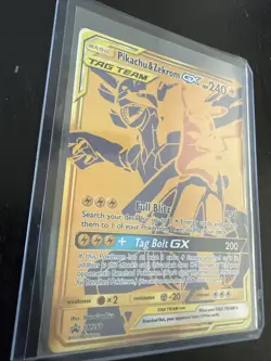 Pokemon Pikachu & Zekrom GX TCG Sun & Moon SM248 Holo Promo - Image 2