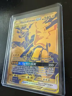 Pokemon Pikachu & Zekrom GX TCG Sun & Moon SM248 Holo Promo - Image 3