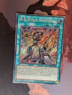 R.B. Stage Landing DUAD-EN096 Secret Rare 1st Edition YuGiOh TCG Card - Image 1
