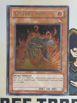 Volcanic Shell FOTB-EN009 Ultimate Rare Unlimited YuGiOh! NM EURO - Image 3