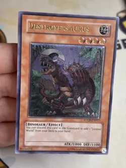 Destroyersaurus FOTB-EN017 Ultimate Rare Unlimited YuGiOh! EURO NM - Image 2