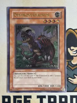 Destroyersaurus FOTB-EN017 Ultimate Rare Unlimited YuGiOh! EURO NM - Image 3