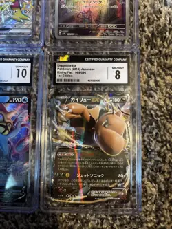 CGC Graded Pokemon Card Lot Dragonite Alakazam Rare - Image 3